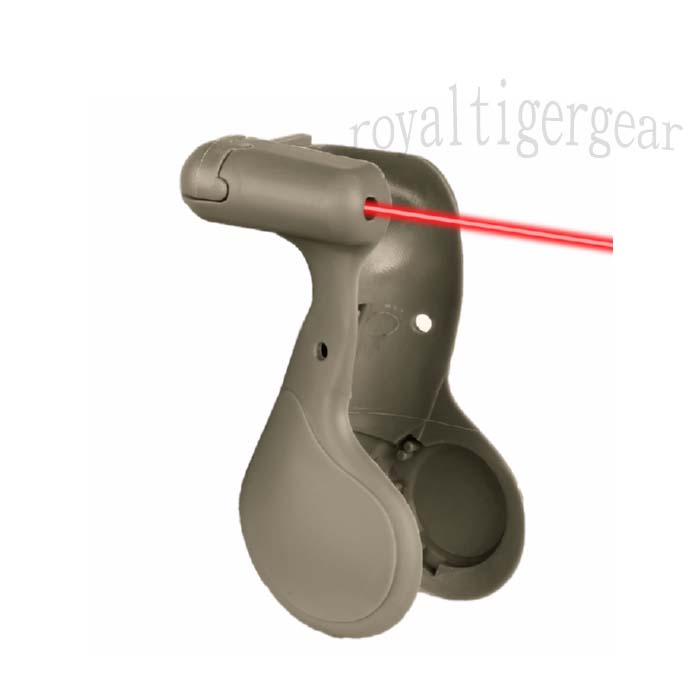 Red Laser Pointer Sight Grip Handler for GLOCK 17 Pistol - Dark Earth