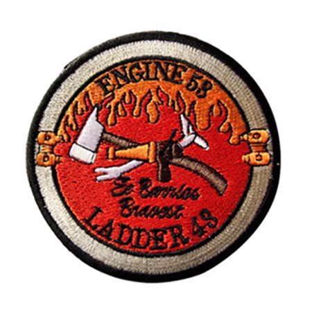 NYFD Engine 53 Ladder 43 Firefighter Patch-US Navy Seal Michael P. Murphy Operation Red Wing-Red