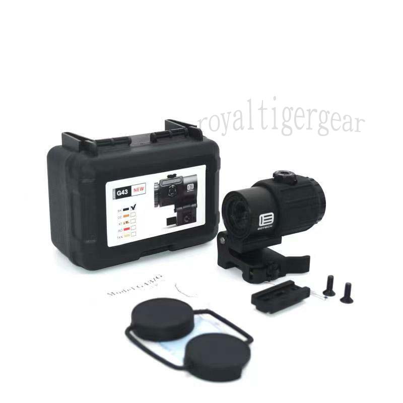 G43 Tactical 3x Magnifier Scope w/ 90-Turn Fast-Release QD Mount