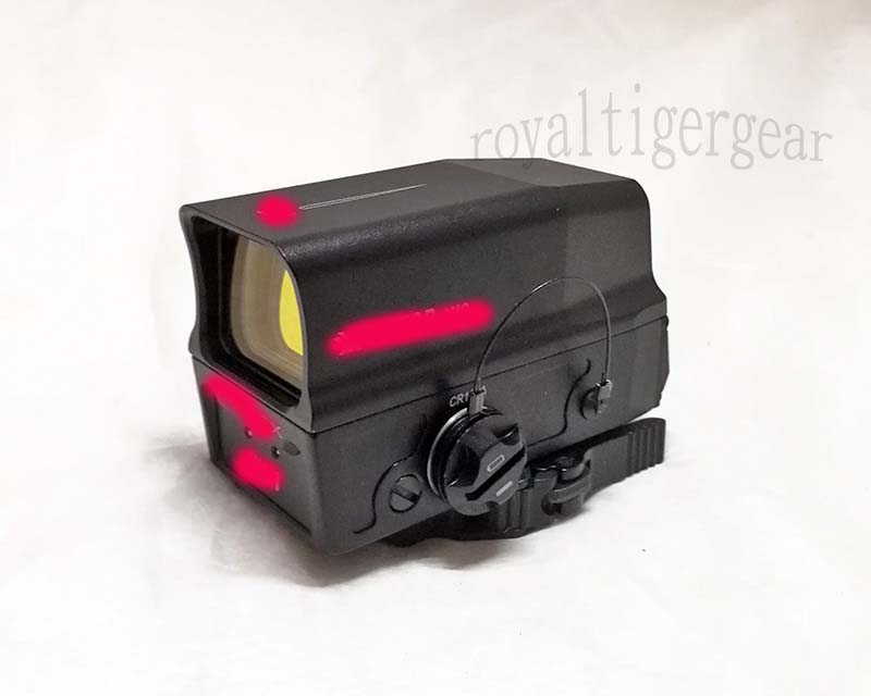 UH Tactical Holographic Sight Red Dot Reflex Sight - Black