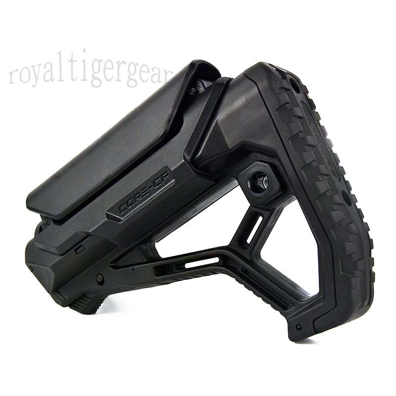 FAB GL-Core CP style Recoil-Reducing AR-15 M-4 Butt Stock w/ Adjustable Cheek Riser